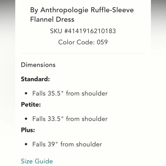 Alexandra Farmer for Anthropologie Flannel Floral Dress - Picture 9 of 9